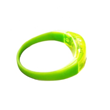 Sound Activated LED Wristband with Custom Logo for Events