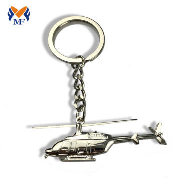 Custom make metal airplane keychain