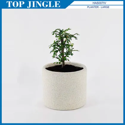 Home Living Design Decorative White Cement planter pot