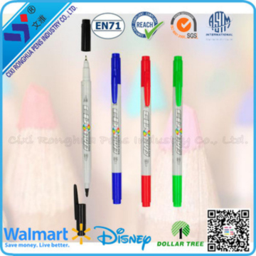 2015 China Hot Sale Top Quality Best Price permanent marker with two head
