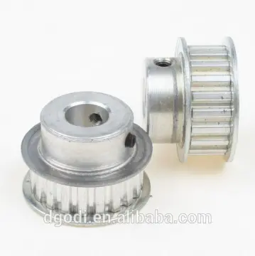 OEM XL type 20 teeth aluminum timing belt pulley with flanges