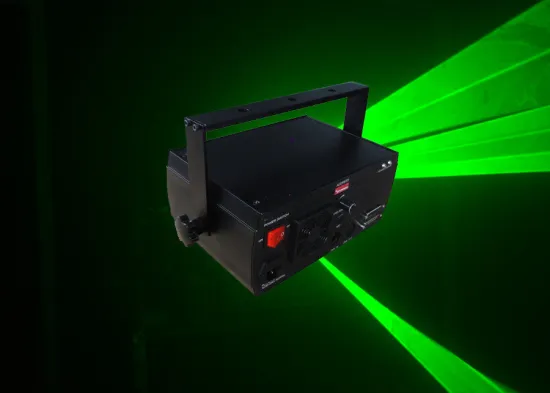 Dmx512 24 Channels 100mw Green Ilda Laser Show Light / Green Laser Projector Tpl801