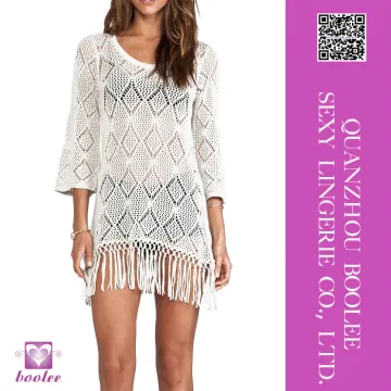 2016 Swimwear Cover-Ups Summer Women Tassels Sexy Crochet Bikini Covers