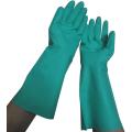 Guanti in nitrile verde chimico 15mil