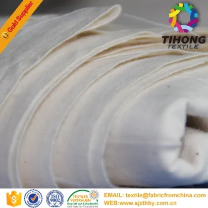 2016 hotsale grey polished cotton textile in fabric