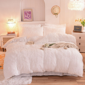 Plush Shaggy dekbedovertrek: luxe zacht fuzzy beddengoedset - Verken faux bont en donzige dekbeddekselopties