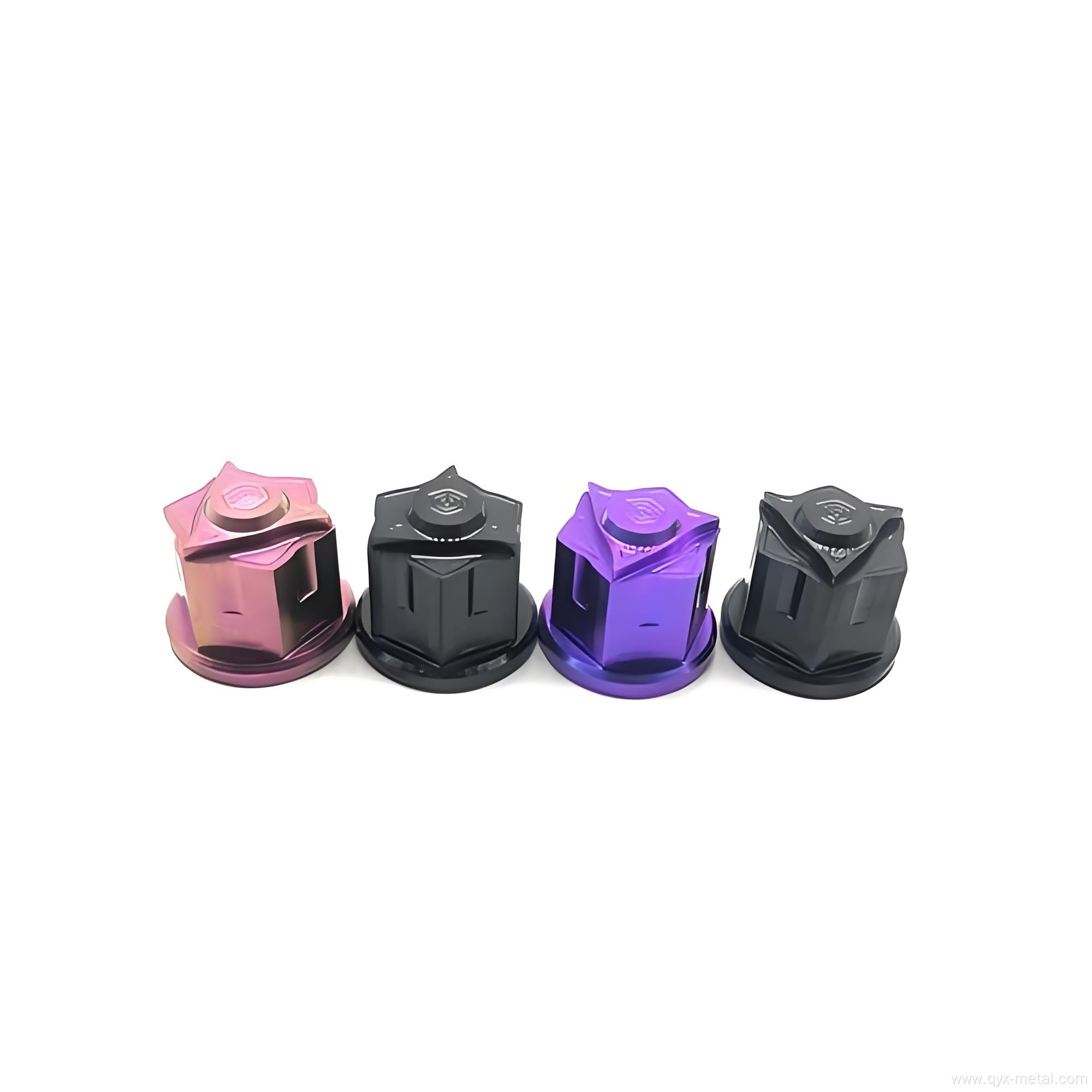 Precision Titanium Alloy Closed Nut Motorcycle Modification