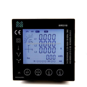 Modbus RS485 LCD Multifunzione Dido 72x72 Analyzer di potenza