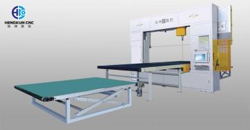 CNC Revovling Double Blades Foam Cutting Machine