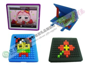 Customize Shock Proof Newest Ipad Silicone Cases For Mini Ipad Lego Blocks Mini Diy Puzzle
