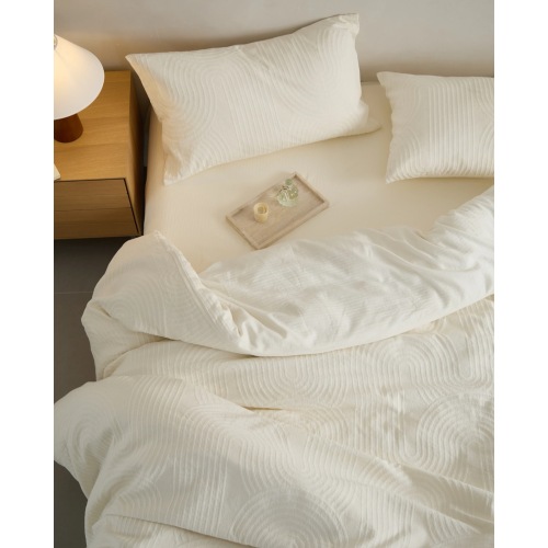 Capa de edredão lisa, roupa de cama premium confortável