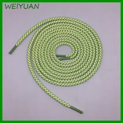 Custom branded 3m reflective shoelace