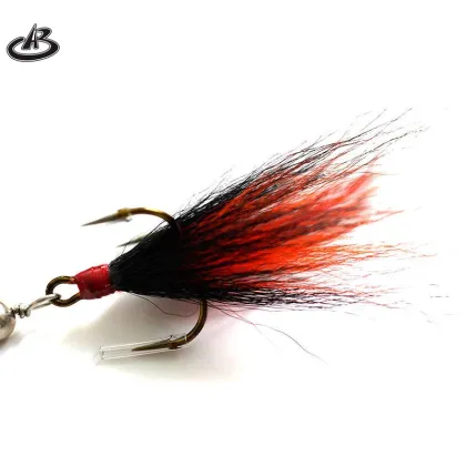 19g Spinner Bait, Musky Metal Spoon, Fishing Lure, Ocean Beach, Salt Water, Bucktail