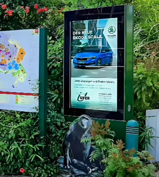 Lcd advertising Outdoor Digital Signage