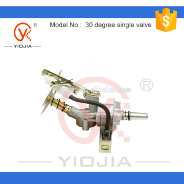 stainless steel gas stove 30 degree single Aluminum Valve