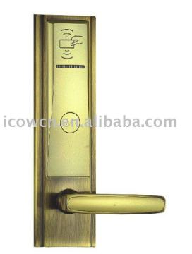 RF-JA2008A-AH card swipe IC chips rfid electronic hotel door lock system hotel electronic door lock