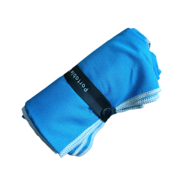 Serviette de tapis de yoga refroidissement en microfibre en daim.