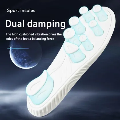 Wholesale High Elastic Comfortable Basketball Insoles with Sweat-Absorbent Deodorant Sole