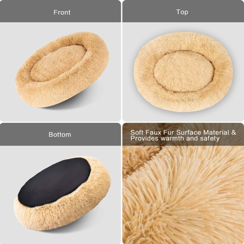 Yellow Round Pet Bed