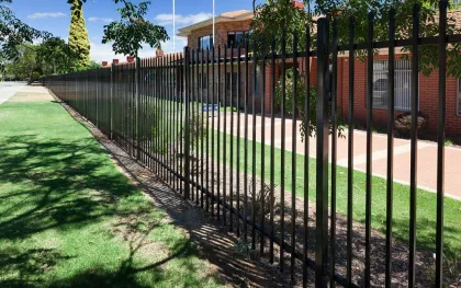 Wrought Iron Garden Security Fence