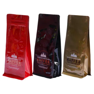 Foil Bags Paper Printed Coffee Bag With Zipper