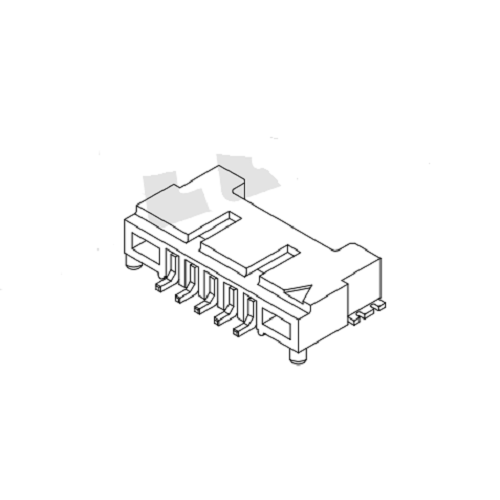 1.25mm padang 90 ° wafer-smt dengan bos AW1255R-SF-XP