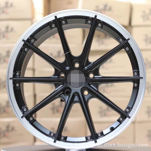 Wholesale 17 18 19 Inch Rims 4x100 5x100 Rivet Wheels for Passenger Cars