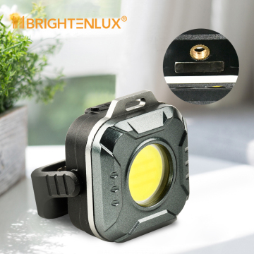 Strong, Super Bright Rechargeable Keychain Flashlight with High-Power COB LED and Magnet Attachment