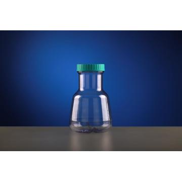 125mL PC Erlenmeyer Flask Baffled Vent Filter Cap