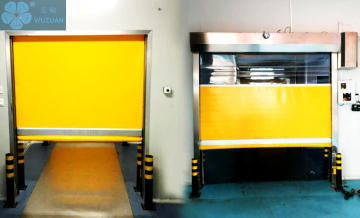 Aluminum alloy factory fast rolling shutter door