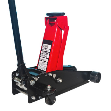 Economical 3 Ton Trolley Jack Manual Push Double Pump Hydraulic Floor Jack