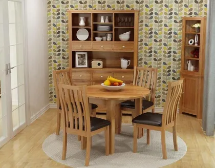 Wooden table combination of chair of mensal chair a table for four