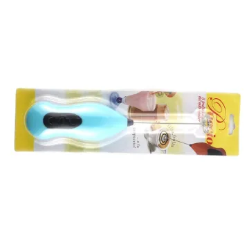 Electric Portable Handheld Milk Frother 304 Stainless Steel Egg Beater with Plastic Handle