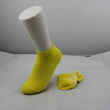 YS-71 Yellow Fashion Style Without Terry Non-Slip Socks Soft Ankle Custom Socks