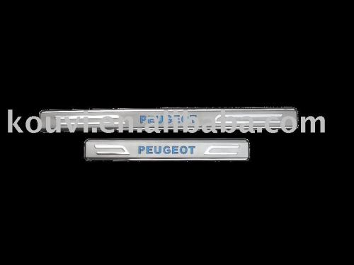 Car Door sill,sill plate with LED for PEUGEOT