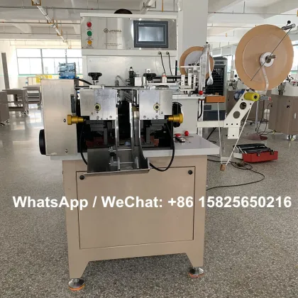 JZ-2817 Multifunction Garment Ribbon Label Cutting and Folding Machine