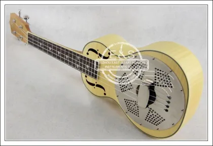 Handmade Dobro Ukulele Brass Resonator Ukulele