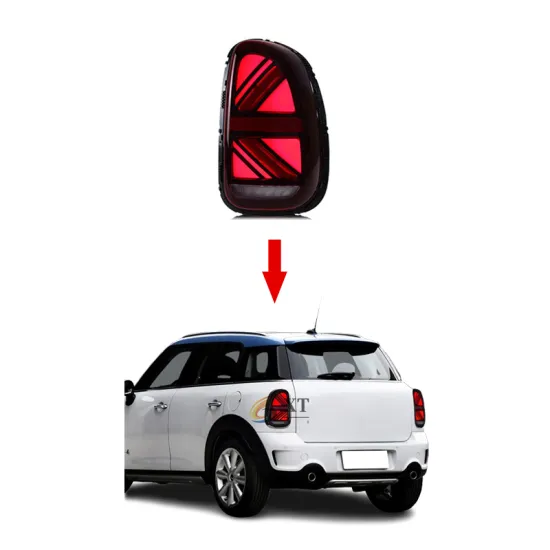 BMW Mini Countryman R60 LED Tail Lights - 3D Mizi Flag Streamer Turn Signal