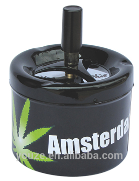 Fine round ashtrays