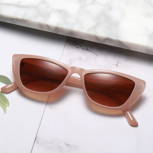 Personality Candy Color Triangle Cat-Eye Sunglasses Fashion Trendy Style Sunglasses