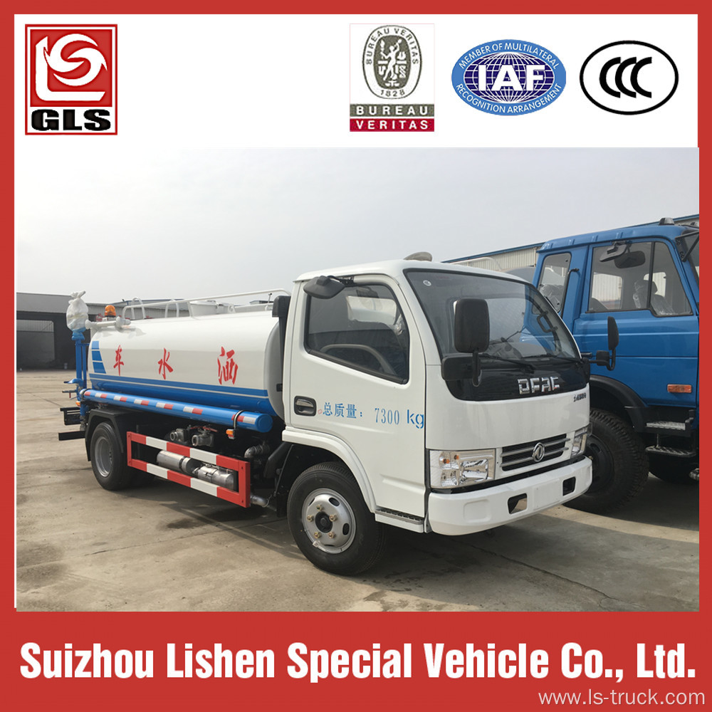 Small Water Truck 5000L Export 5 Ton