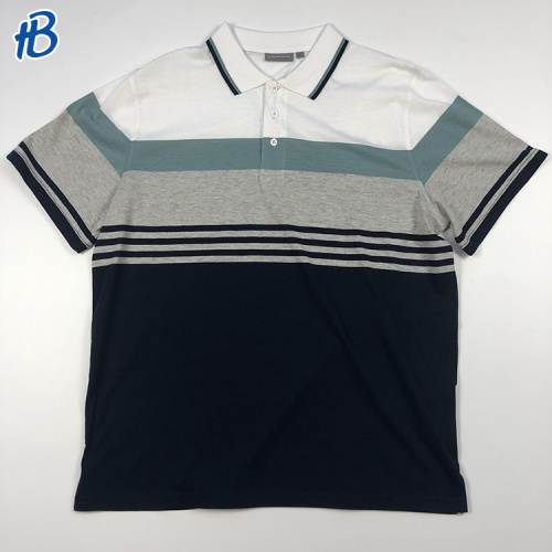 jersey plain multicolor striped polo shirts