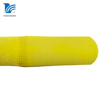 Yellow Nylon Hook Loop Strap