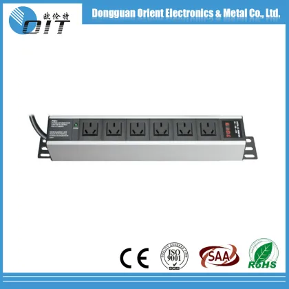 1.5U China Rack PDU with current screen display and power light