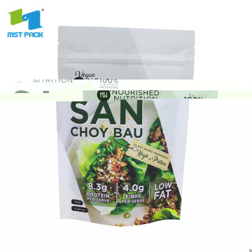 sacs d&#39;emballage en papier de qualité alimentaire ziplock biodégradables