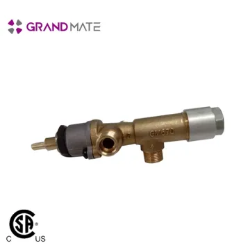 safety gas burner emergency brass shut off solenoid valve