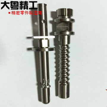 Desturi chuma cha pua auger na kurudia machining screw