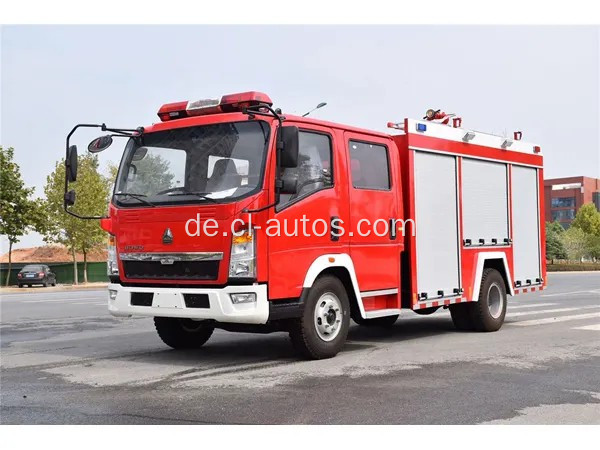 Howo 6 Tonnen Wasser Feuerwehrwagen