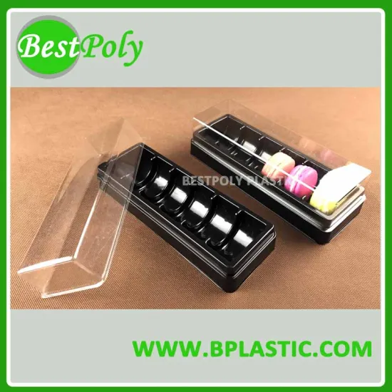 WHOLESALE HIGH QUALITY 6 12 MACARONS PLASTIC PACKAGING BOX