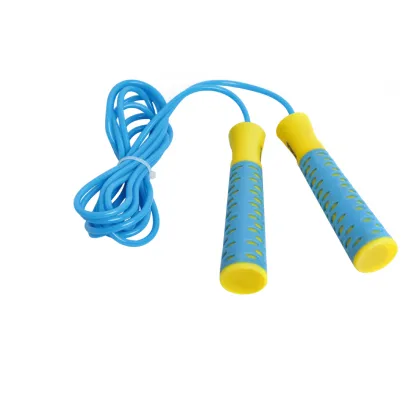 Fitness Long plastic Handle Adjustable Speed Jump Rope